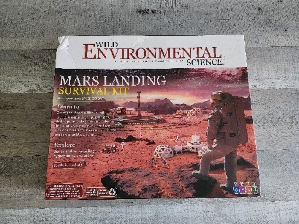 Mars Landing Survival Kit - Home STEM Kit - Ages 8+ - Grow Food & Build NEW